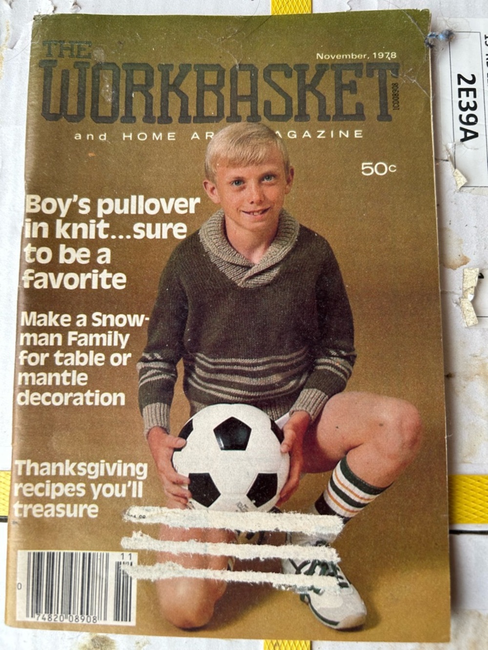 Vintage The Workbasket magazine. November 1978